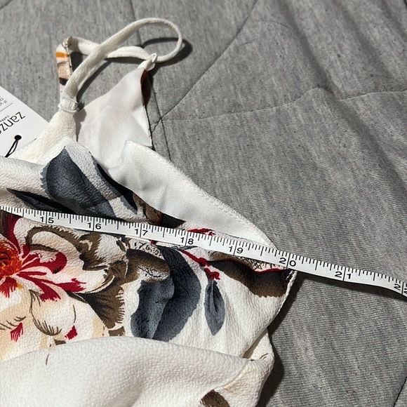 ZANZEA Women's Sleeveless Floral Printed Spaghetti Strap Beach Summer Mini Dress - Picture 9 of 10